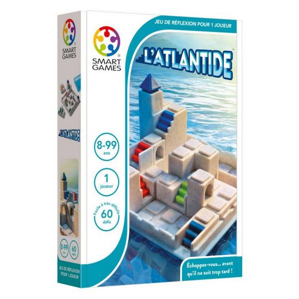 Jeu de réflexion solo : L'Atlantide (60 défis) - Smart-SG 442 FR