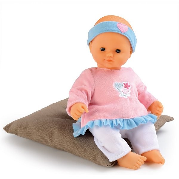 Poupon Baby Nurse bébé d'amour : Bandeau bleu avec coeur blanc - Smoby-160165-5