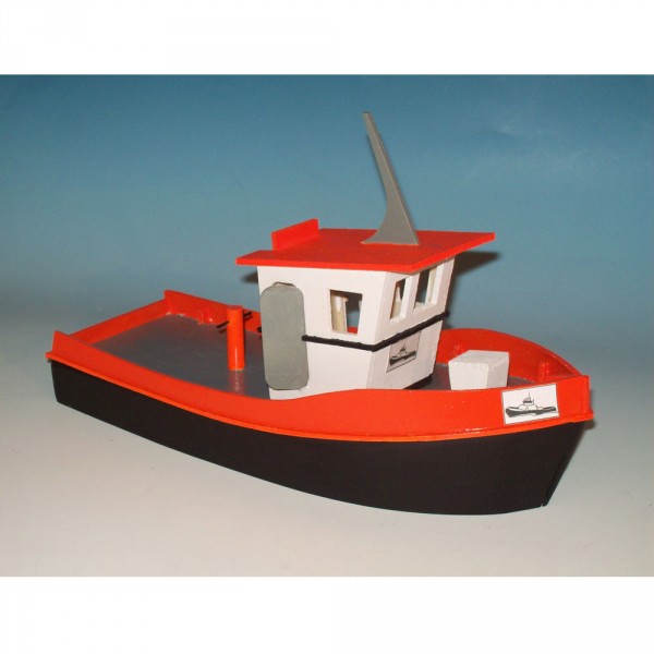 Maquette bateau en bois : Bateau remorqueur - Soclaine-REM10