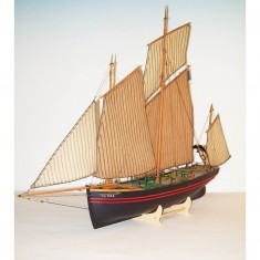 Maquette en bois - Harenguier de Fécamp Marie Adélaïde