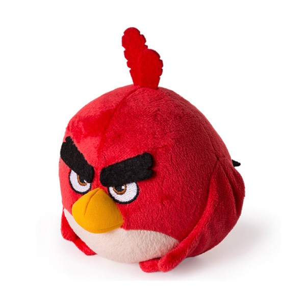 Peluche Angry Bird 12.5 cm : Red (rouge) - SpinM-6027846-20073177