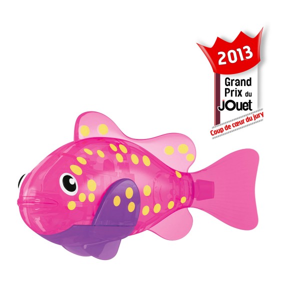 Jouet pour le bain : Robo Fish lumineux Rose - SplashToys-31318-Rose