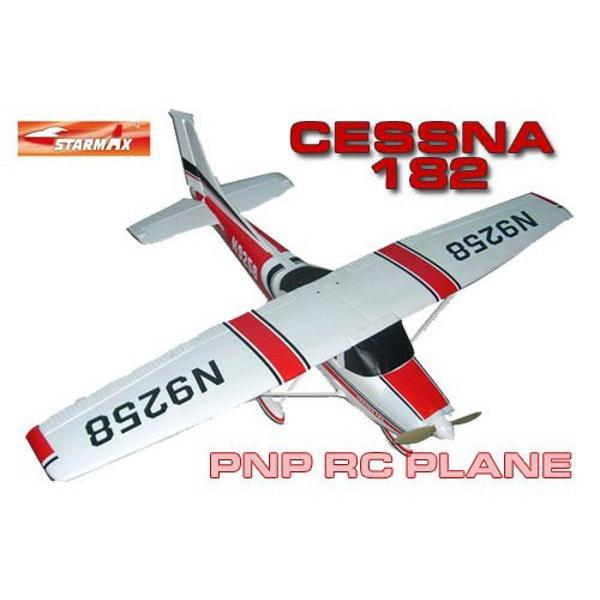 Cessna 182 1,6m rouge Starmax RTF - STX-P09A-CESSNA-RTF
