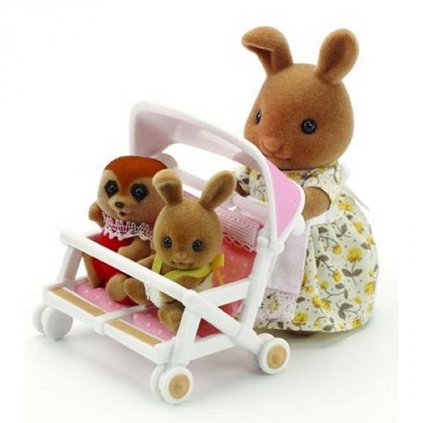 Sylvanian Family 2920 : Poussette double - Sylvanian-2920