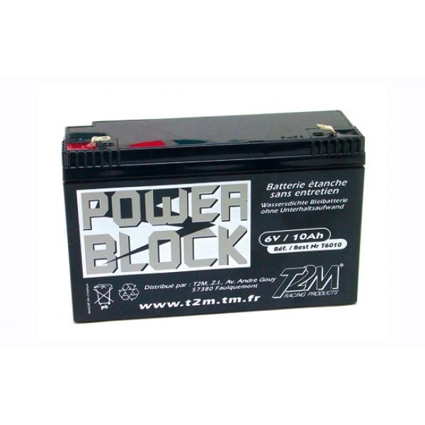 Batterie 6v 12Ah T2M  - T2M-T6010