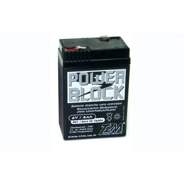 Batterie 6V 4Ah T2M  - T2M-T6004