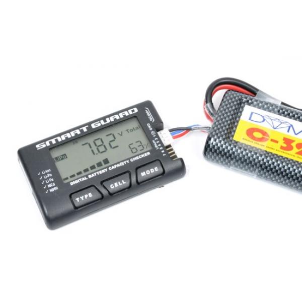 Testeur batteries Li-Po, LiFE, LiION, Nimh, Nicd. - SMART GUARD - T2M - T2M-T1228