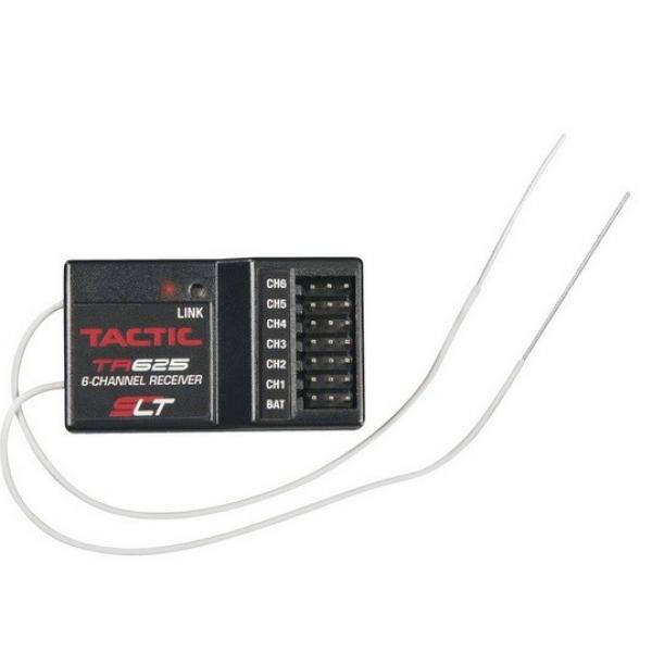 TACL0625 - TR625 6Ch 2.4GHz SLT Récepteur Twin Antennas - Tactic - TAC-TACL0625