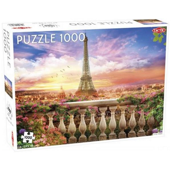 Puzzle 1000 pièces : Tour Eiffel - Tactic-56628