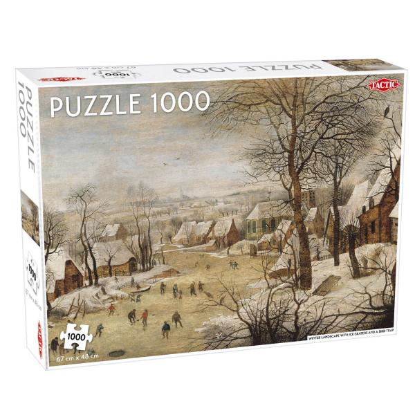 Puzzle 1000 pièces : Paysage d'hiver - Tactic-56242
