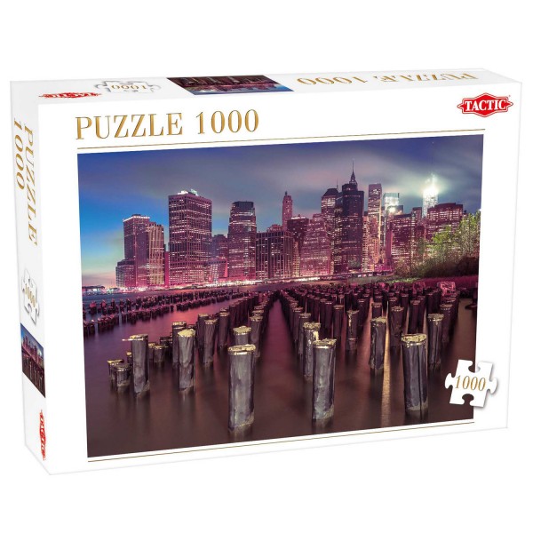 Puzzle 1000 pièces : Gratte-Ciel à New-York - Tactic-52842