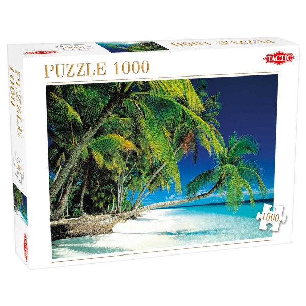 Puzzle 1000 pièces : Plage de rêve - Tactic-52839