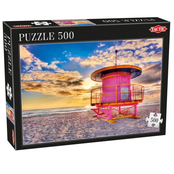 Puzzle 500 pièces : Miami Beach - Tactic-53559