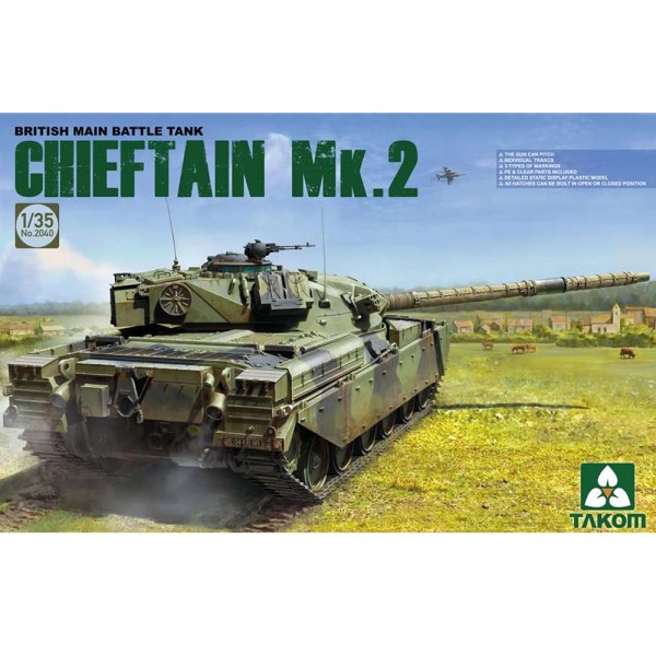 Maquette char : Chieftain Mk. 2 - Takom-TAKOM2040