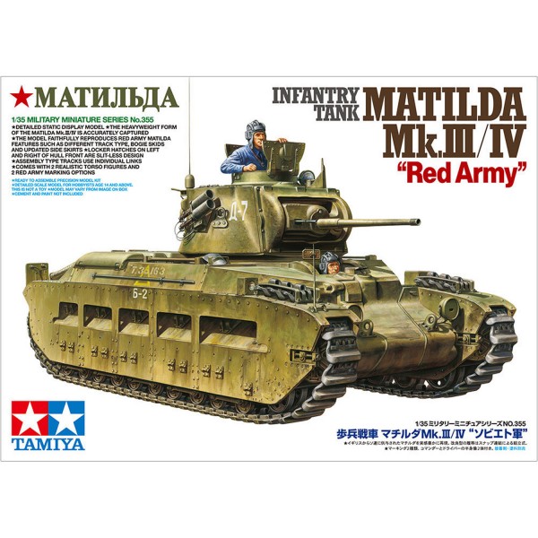 Matilda Mk.III/IV Armée Rouge - 1/35e - Tamiya - Tamiya-35355