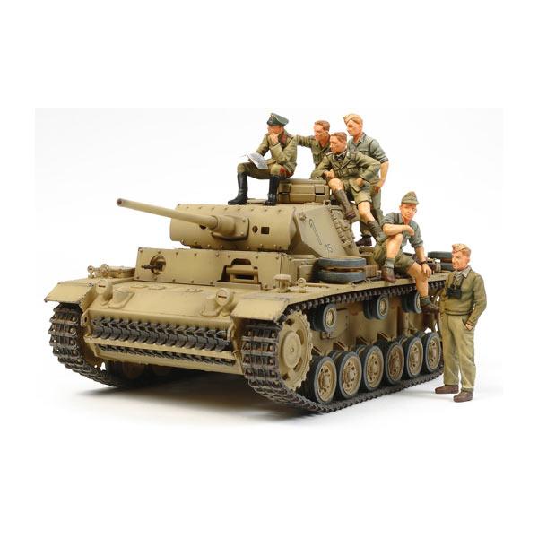 Panzer III et Figurines D.A.K. - 1/35e - Tamiya - MPL-32405