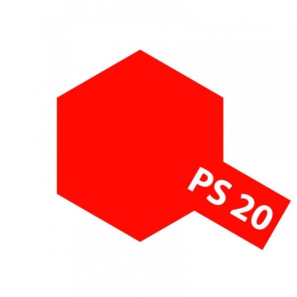 PS20 - Peinture en bombe 100 ml : rouge fluo - Tamiya-05547-86020