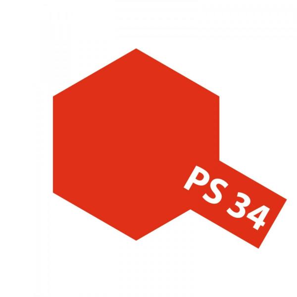 PS34 - Peinture en bombe 100 ml : rouge ferrari - Tamiya-05547-86034