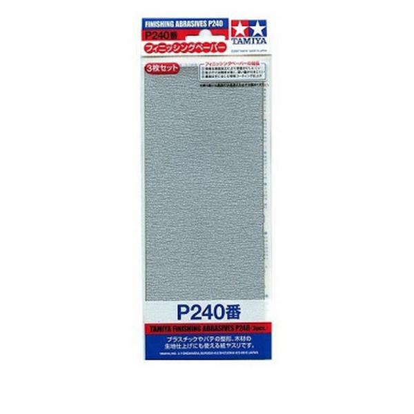 Papier abrasif P240 - Tamiya  - Tamiya-87093