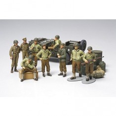 Figurines 2ème Guerre Mondiale : Infanterie U.S. au repos