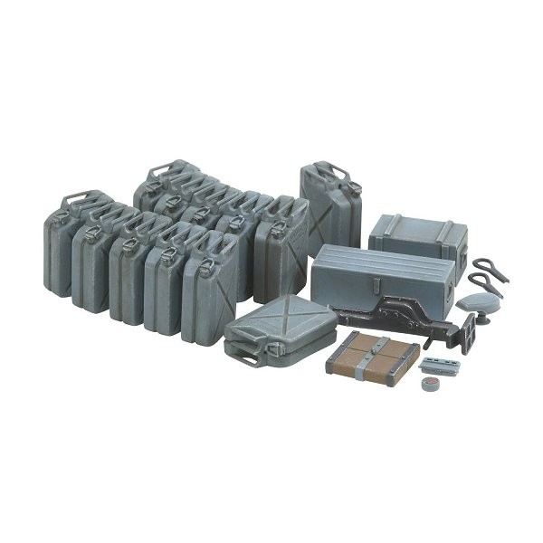 Accessoires militaires : Jerrycans allemands - Tamiya-35315
