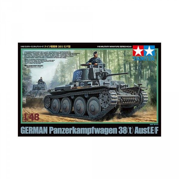 Maquette : Panzer 38 Ausf. E/F - Tamiya-32583