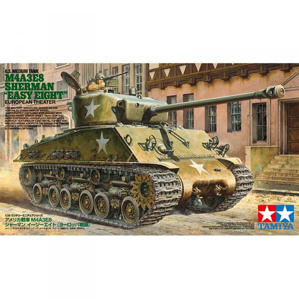 Maquette char : M4A3E8 Sherman Easy Eight - Tamiya-35346