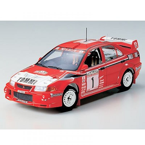 Maquette voiture : Mistubishi Lancer Evolution VI WRC - Tamiya-24220