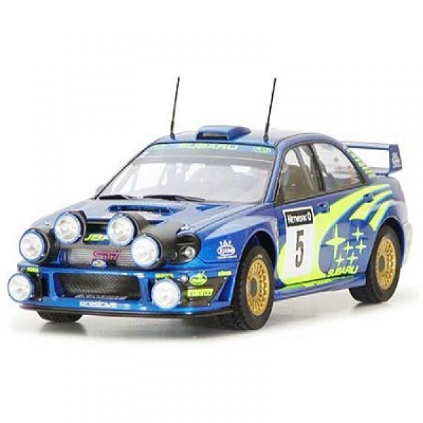 Maquette voiture : Subaru Impreza WRC 2001 Rally of Great Britain - Tamiya-24250