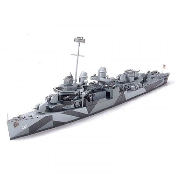 Maquette bateau : Destroyer DD797 USS Cushing - Tamiya-31907