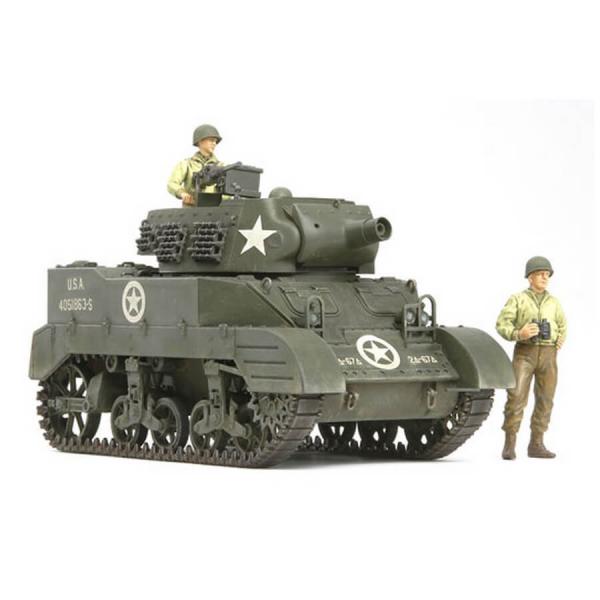 Maquette véhicule militaire : Obusier US M8 et figurines - Tamiya-35312