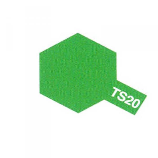 TS20 - Bombe aérosol - 100 ML : Vert Métal brillant - Tamiya-85020