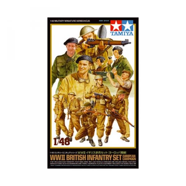 Figurines militaires : Infanterie Britannique    - Tamiya-32526