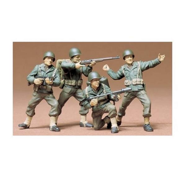 Figurines maquettes Infanterie Us 2ème GM - Tamiya-35013