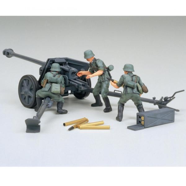 Maquette et figurines militaires : Canon anti-char 75mm - Tamiya-35047