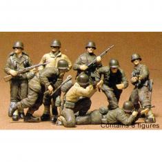 Figurines militaires : Infanterie Us Front Europ