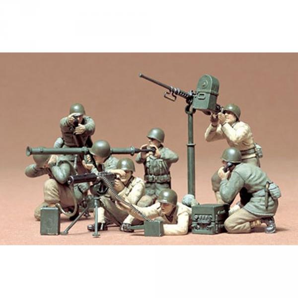 Accessoires et figurine militaires : Mortier Us                - Tamiya-35086