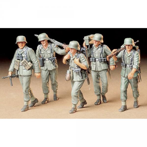 Figurines militaires : Mitrailleurs Allemands    - Tamiya-35184