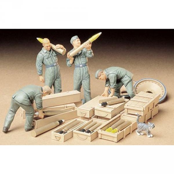 Accessoires et figurine militaires : Chargeurs De Munitions    - Tamiya-35188