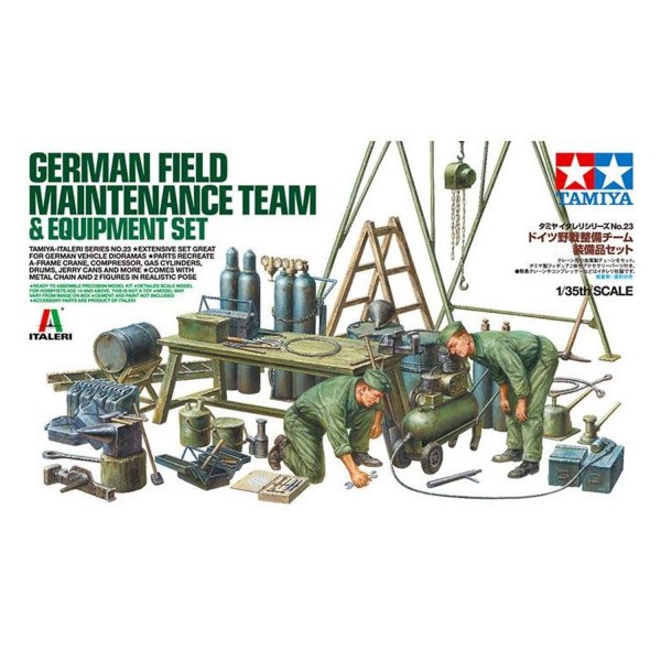 Maquette accessoires militaires : Atelier de Campagne Allemand - Tamiya-37023
