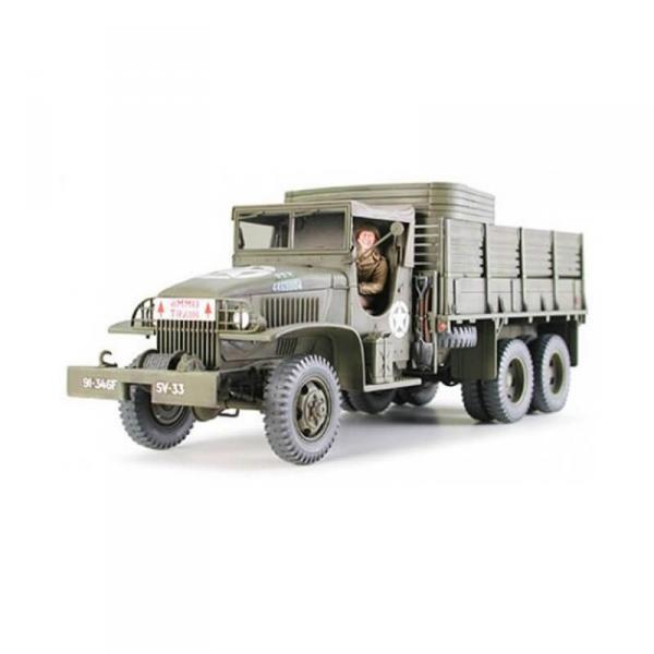 Maquette véhicule militaire : Camion U.S. 2 1/2ton 6X6 - Tamiya-35218