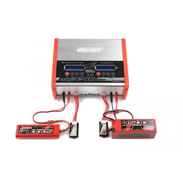 Team Corally - Eclips 2400 Duo Charger, AC/DC, 400W  - C-48491