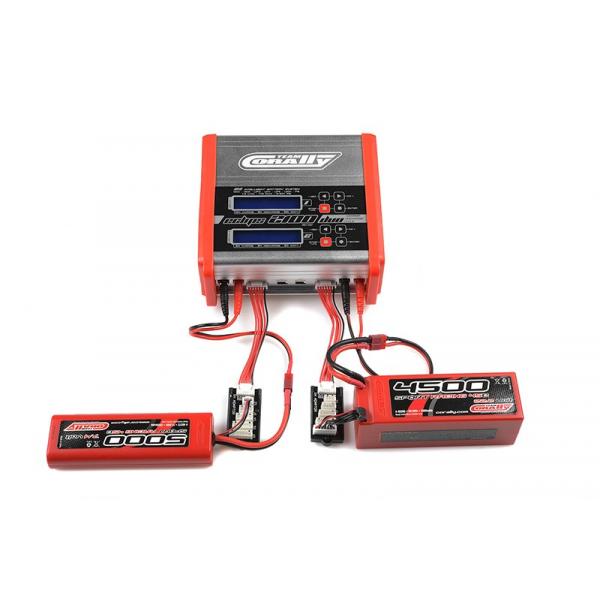 Team Corally - Eclips 2100 Duo Charger, AC/DC, 100W - C-48489 - C-48489
