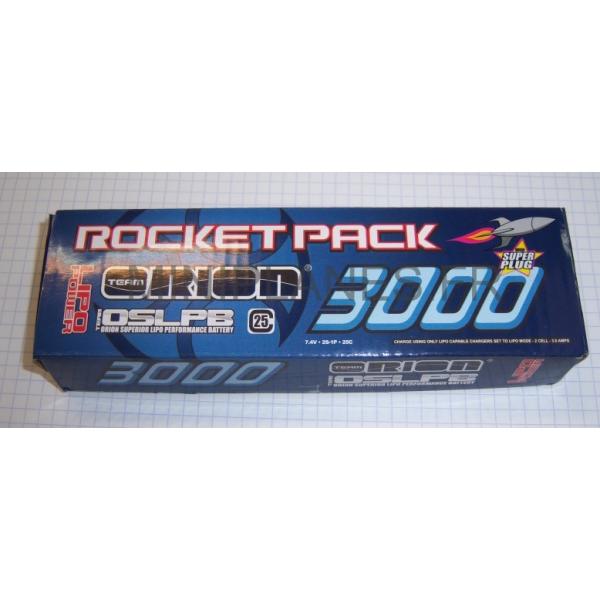 Rocket Pack Lipo 3000 25C Team Orion 7.4V Voiture Kyosho - ORI14105