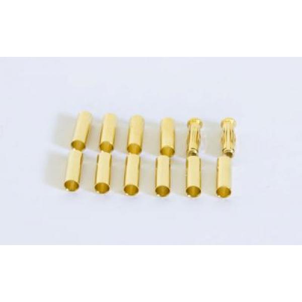 CONNECTEURS 4MM GOLD + TUBES GOLD (SET 2 + 10) - ORI40005