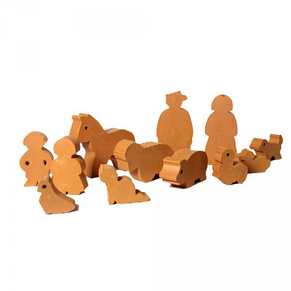 Accessoires pour maquette en briques : Set de figurines - Teifoc-900001