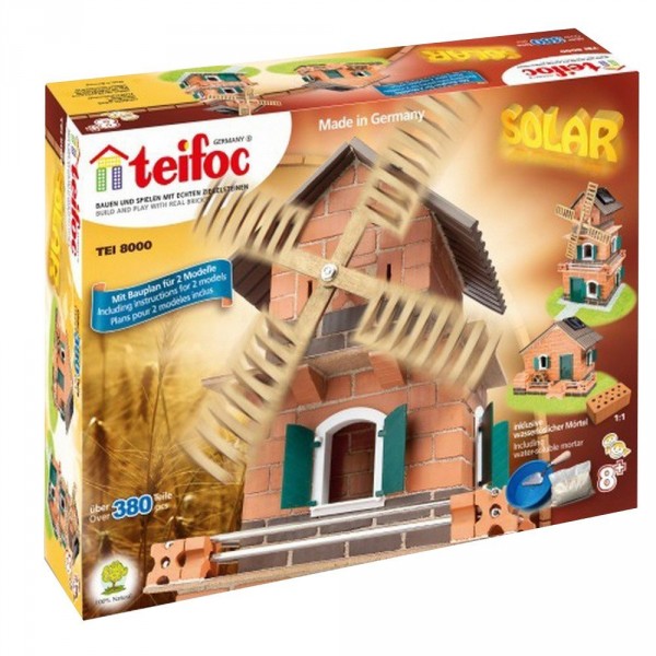 Construction en briques : Moulin solaire - Teifoc-8000