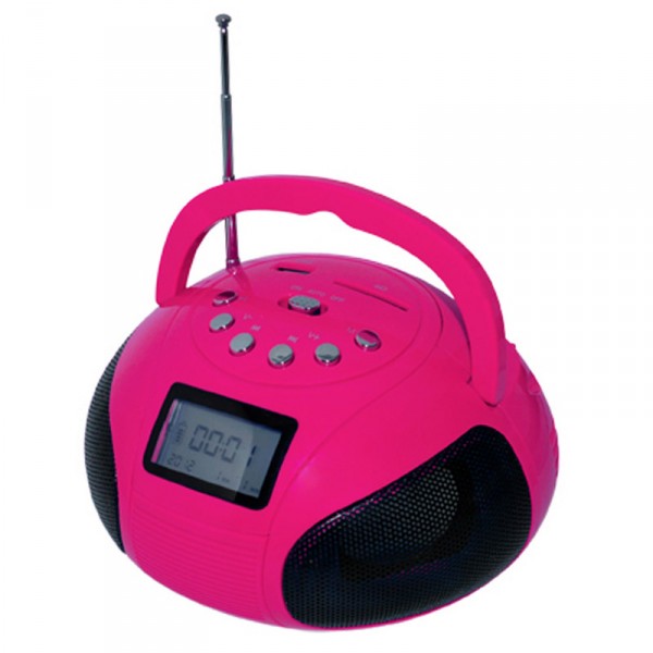 Mini Boombox Speaker Bluetooth rose - Teknofun-811162