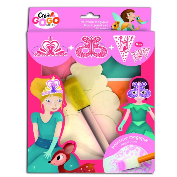 Kit de peinture magique Princesses - TeoZina-CDZ12