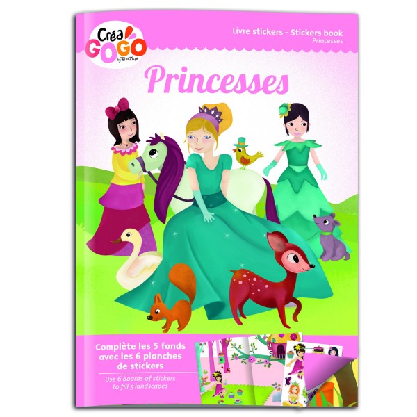 Livre de stickers Princesses - TeoZina-CDZ11